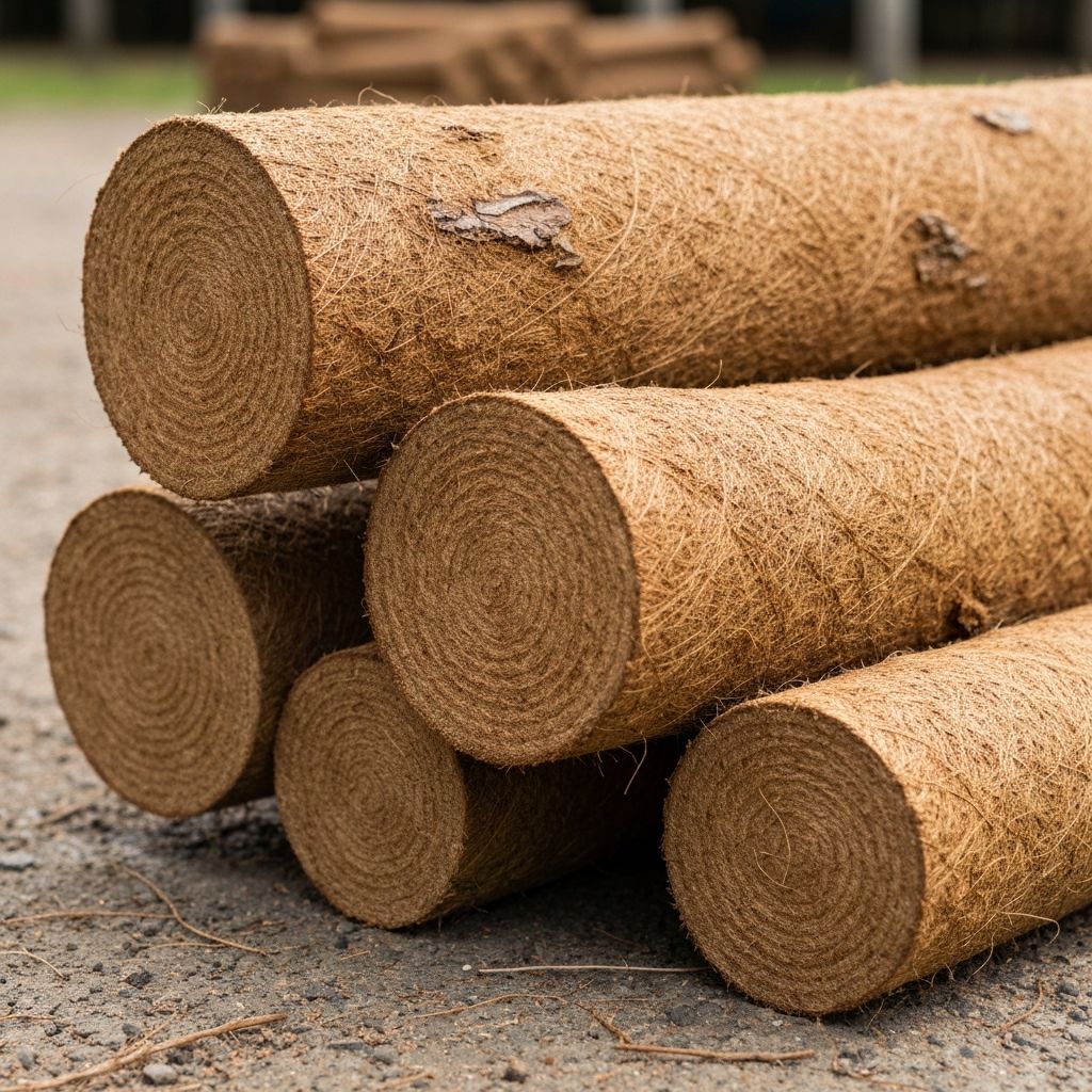 Coir Logs and Erosion Control Products with Real Field Value